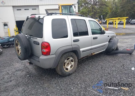 2004 Jeep Liberty Sport из США, поврежденный, VIN 1J4GL48K84W258332
